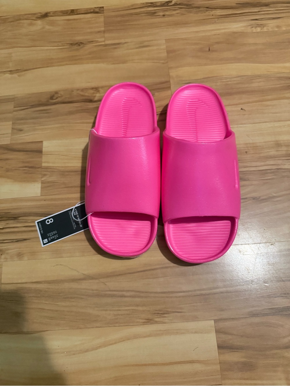 Nike Women Pink Slide Sandals Size 8